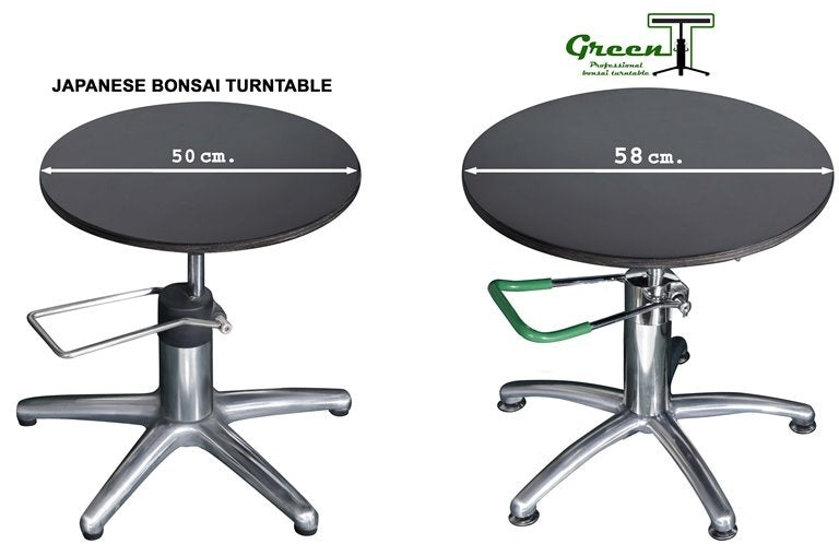 Green T Hydraulic Lift Bonsai Ronde Draaitafel BASIC