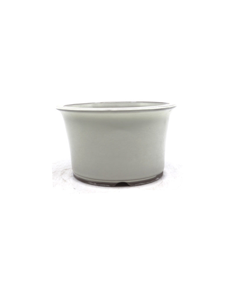 Bonsai pot semi-cascade rond creme 16cm