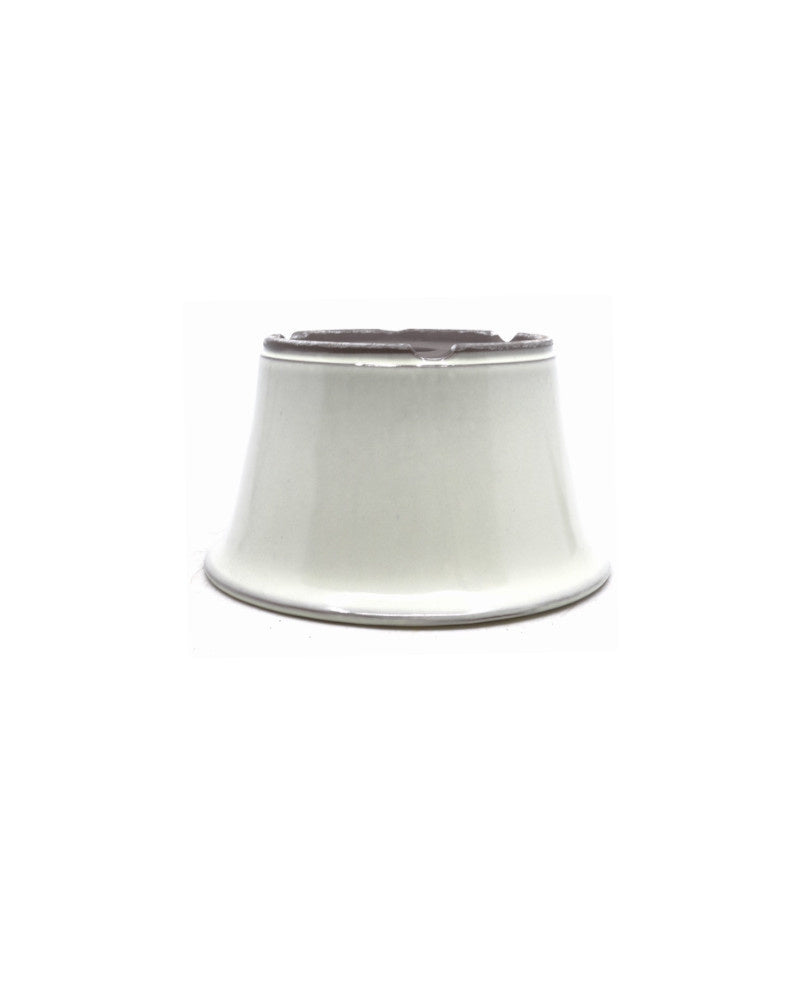 Bonsai pot semi-cascade rond creme 16cm