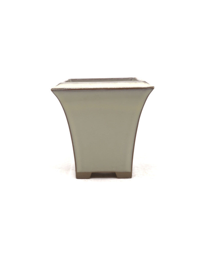 Bonsai pot semi-cascade creme 12cm