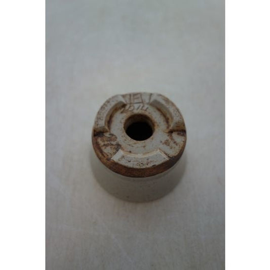 Pot à bonsaï Mame 'Rene Lecocq' rond crème 5cm