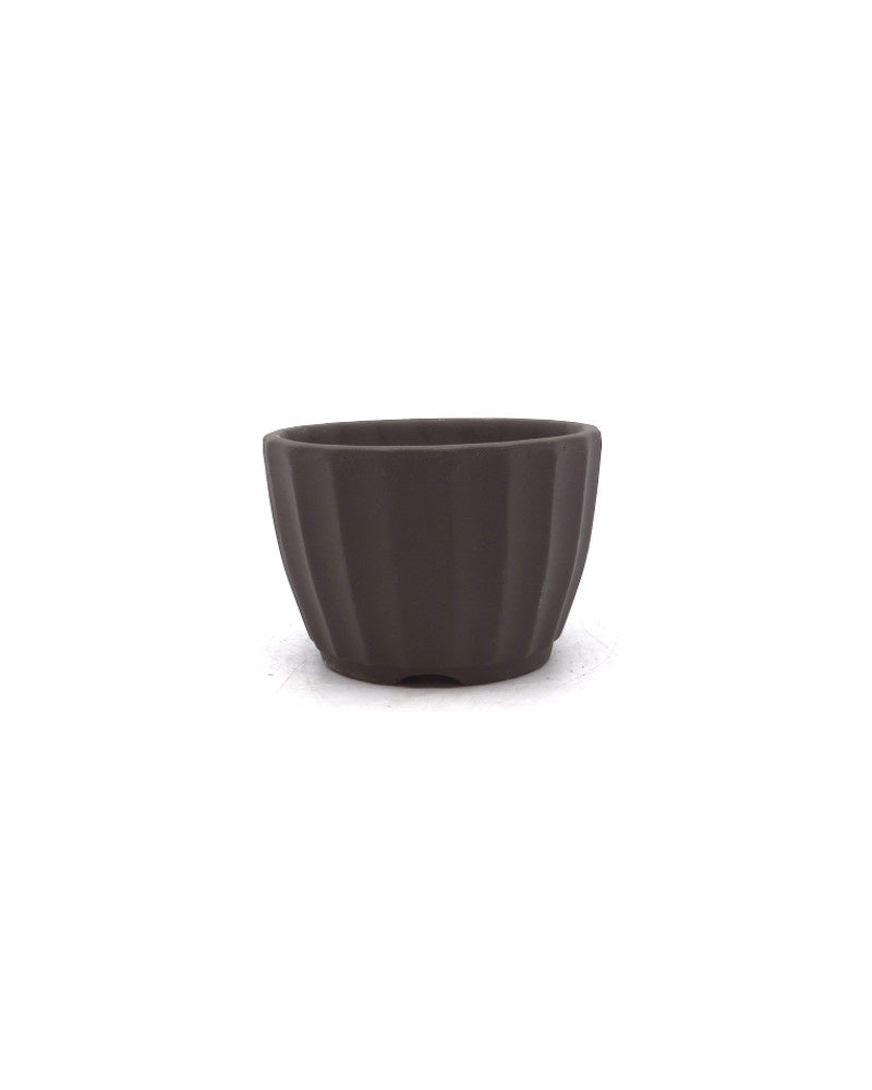 Shohin Bonsai pot ongeglazuurd chrysanten 10cm