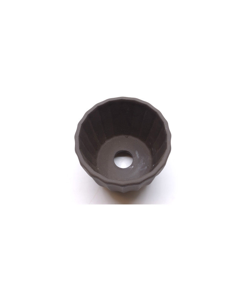 Shohin Bonsai pot ongeglazuurd chrysanten 10cm