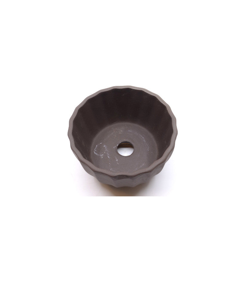 Bonsai pot ongeglazuurd chrysanten 12cm