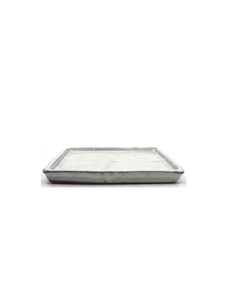 Bonsai pot creme lijn rechthoek 15.5cm - set