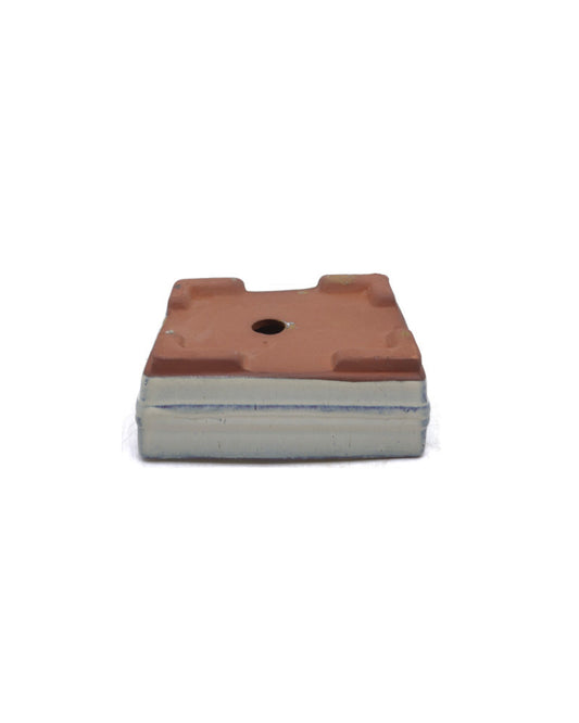 Pot à bonsaï rectangulaire crème 15,5 cm - lot