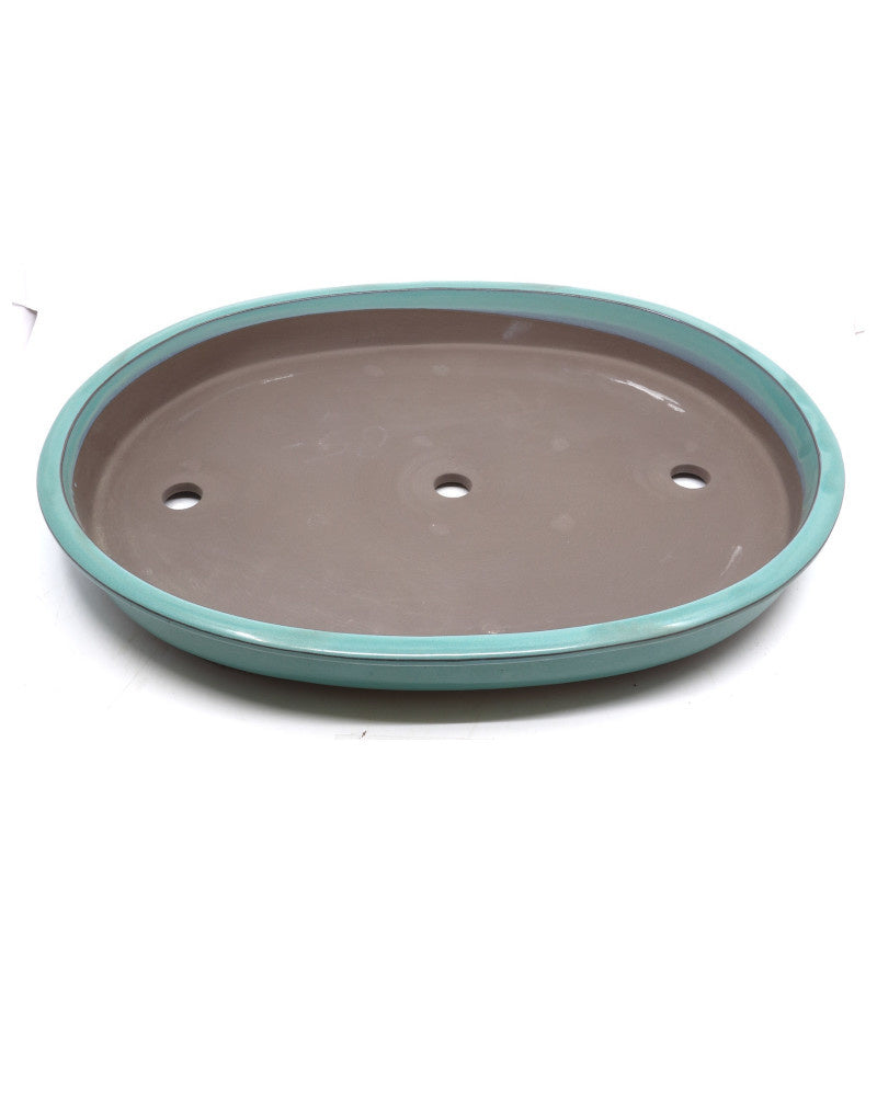 Bonsai pot groen ovaal 45cm