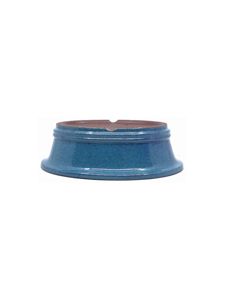 Bonsai pot blauw groen ovaal 20cm