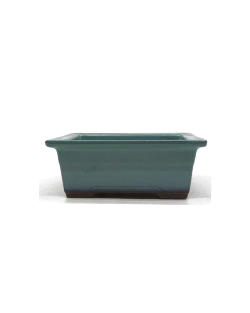 Bonsai pot groen rechthoekig 22cm
