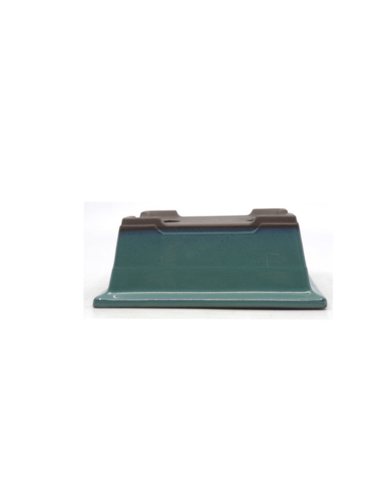 Bonsai pot groen rechthoekig 22cm