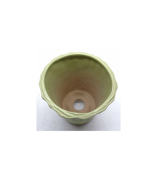 Pot à bonsaï cascade avec dessin 11,5 cm, hauteur 12 cm