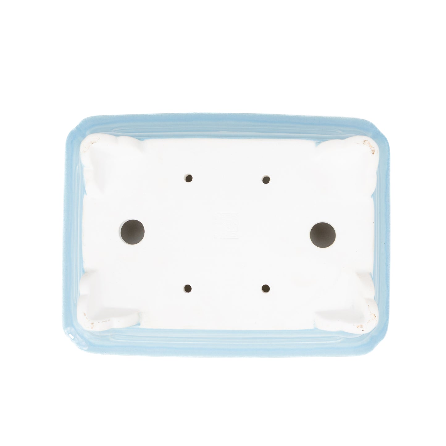 Pot Bonsai Yixing bleu clair rectangle 27 cm