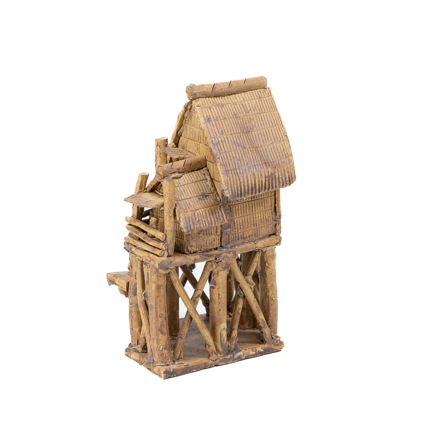 Ornement pour bonsaï Maisonnette traditionnelle marron