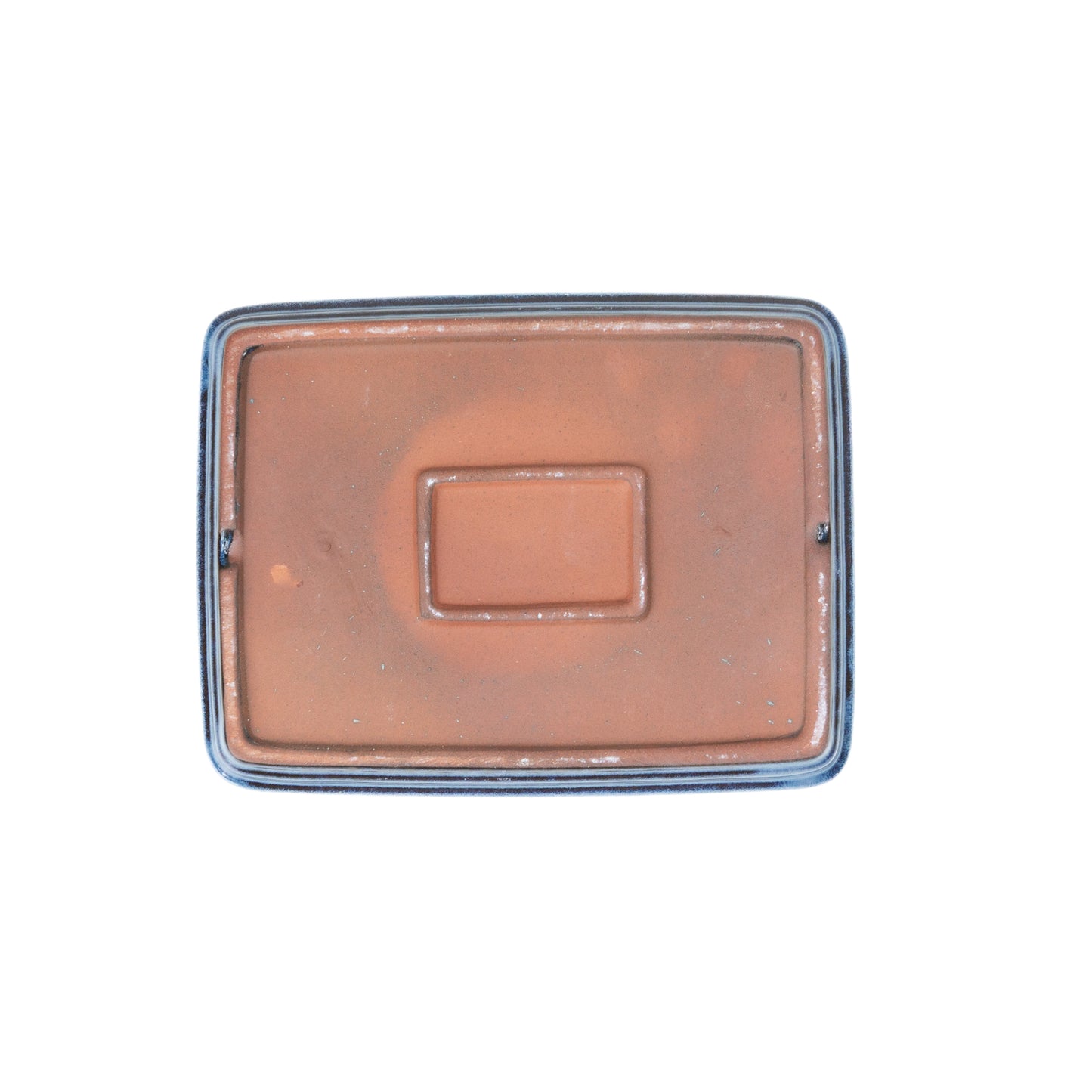 Soucoupe pour bonsaï bleue rectangulaire 15 cm