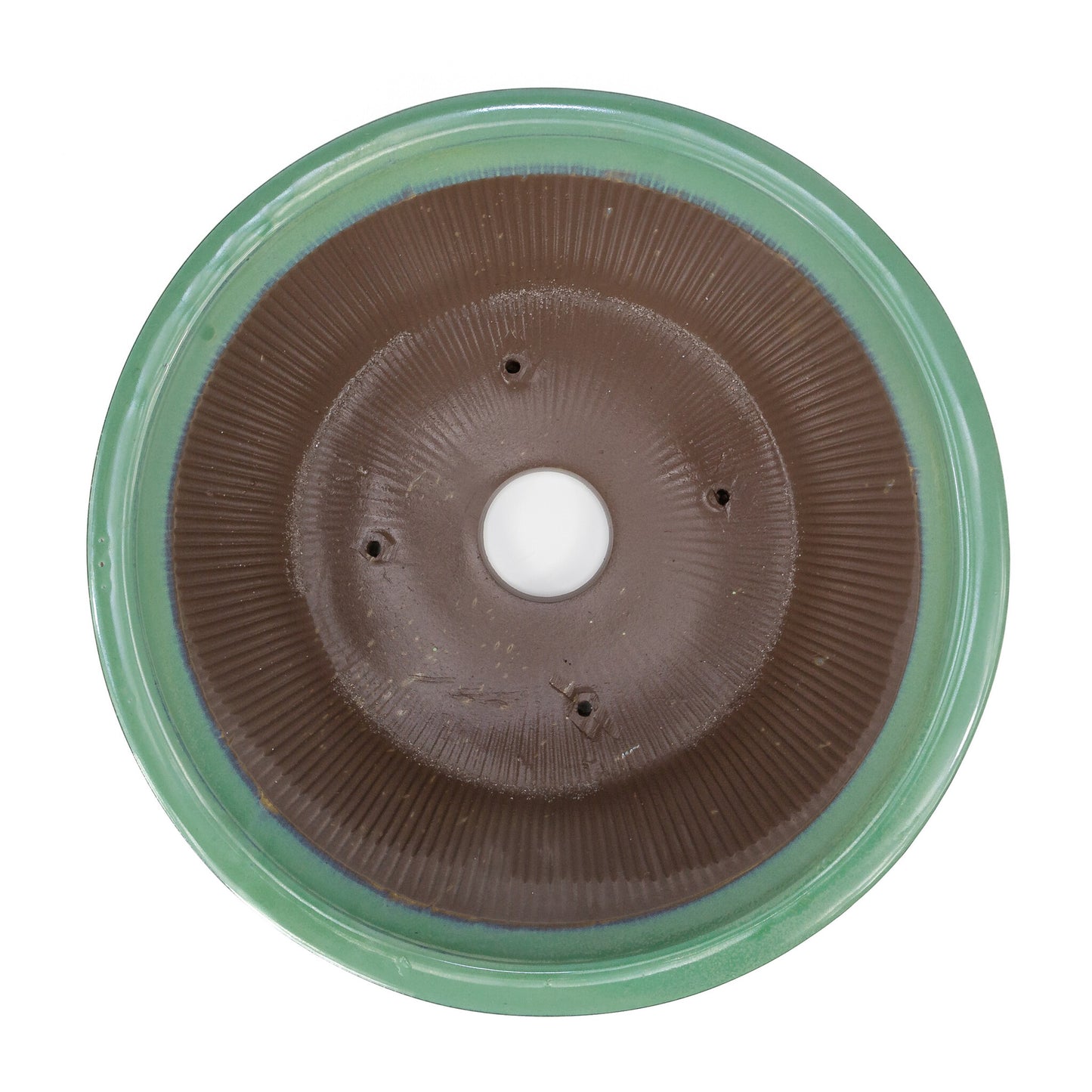 Pot à bonsaï rond vert 36 cm