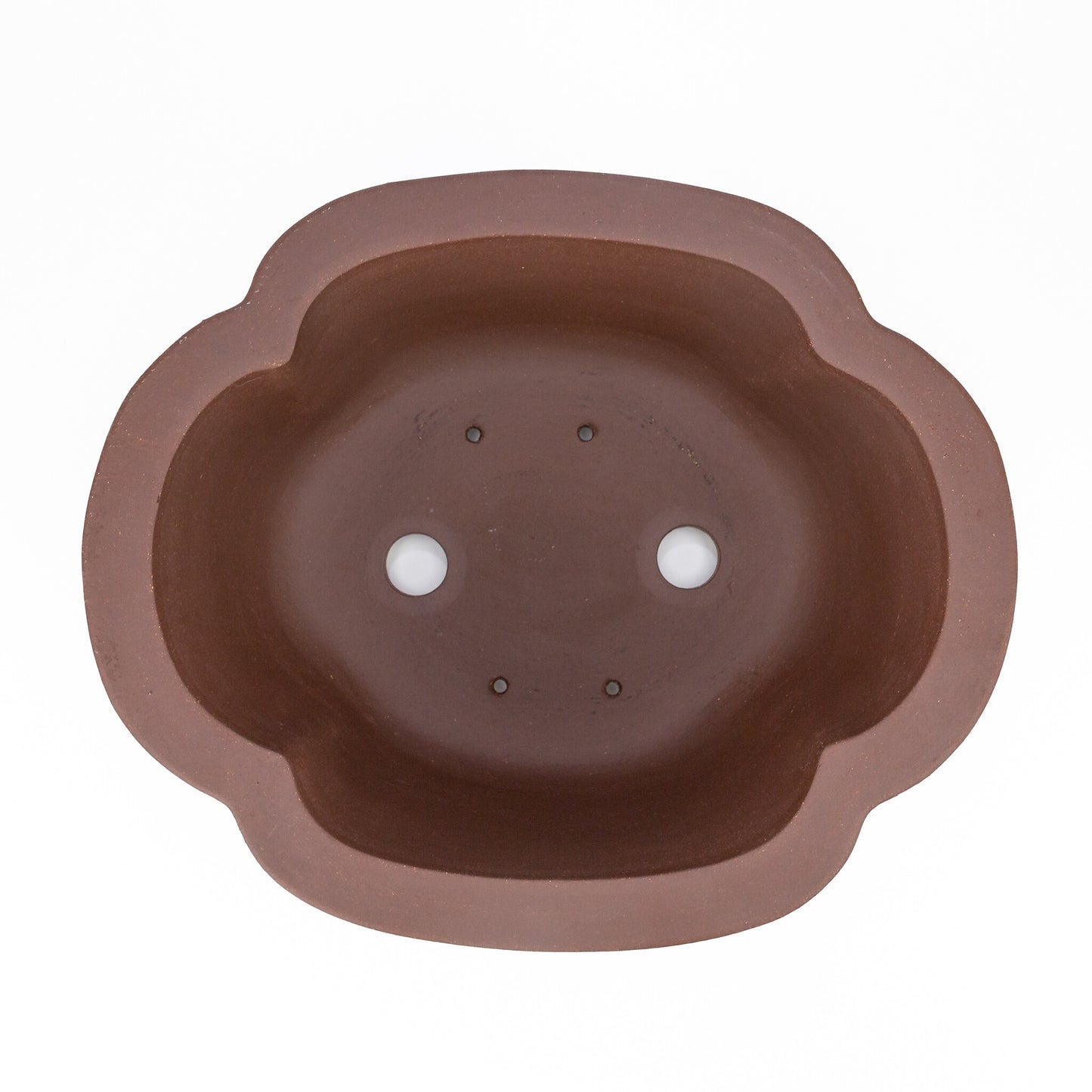 Bonsai pot ongeglazuurd mokko 36cm
