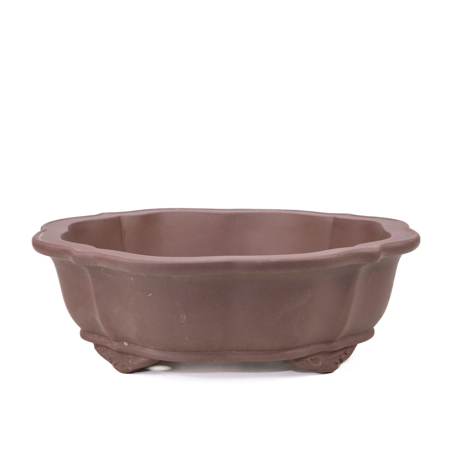Bonsai pot ongeglazuurd chrysanten rond 38cm