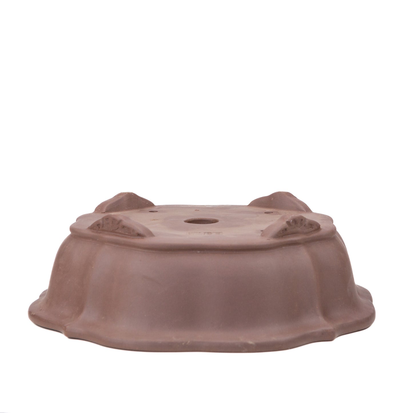 Bonsai pot ongeglazuurd chrysanten rond 38cm