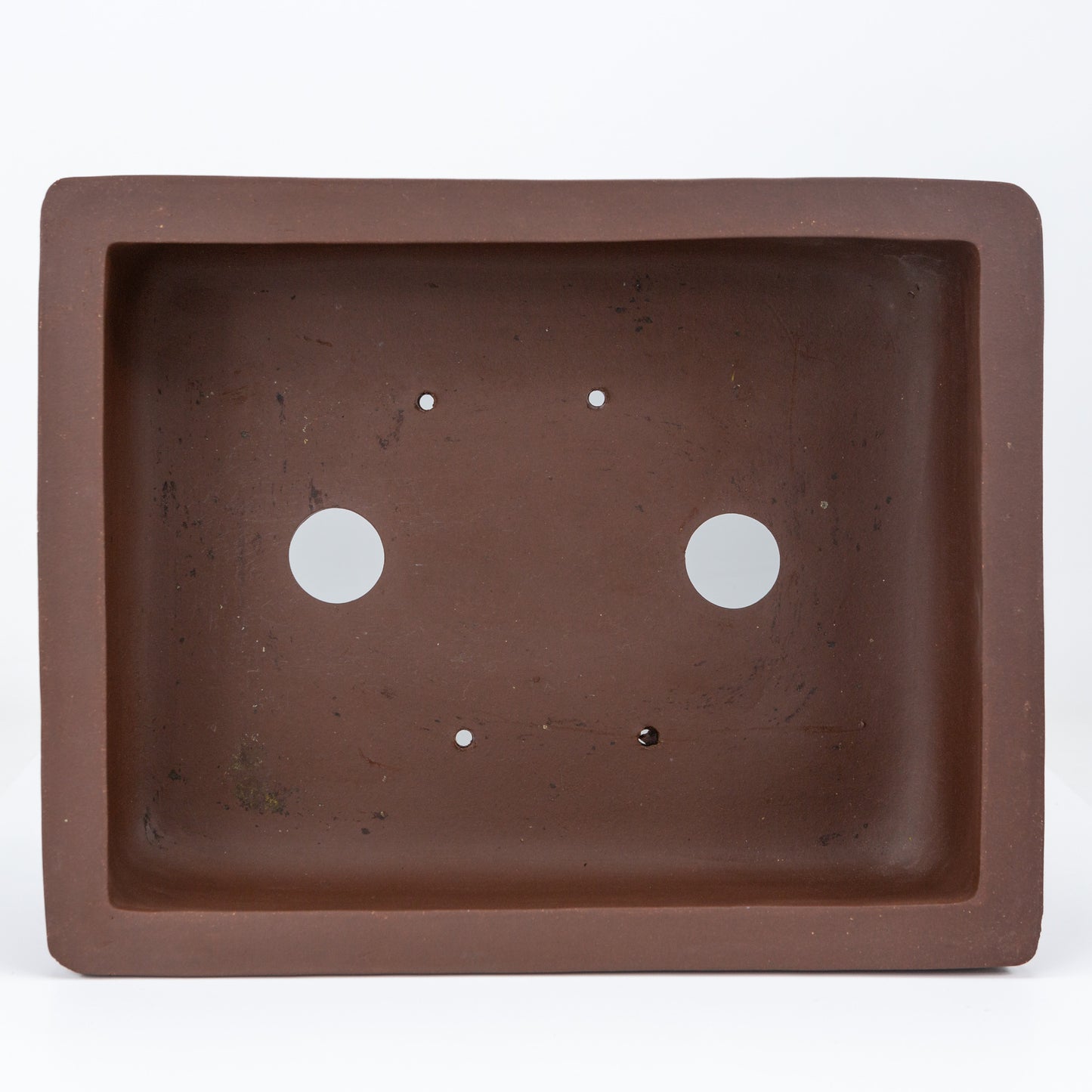 Bonsai pot ongeglazuurd rechthoek mokko 35cm