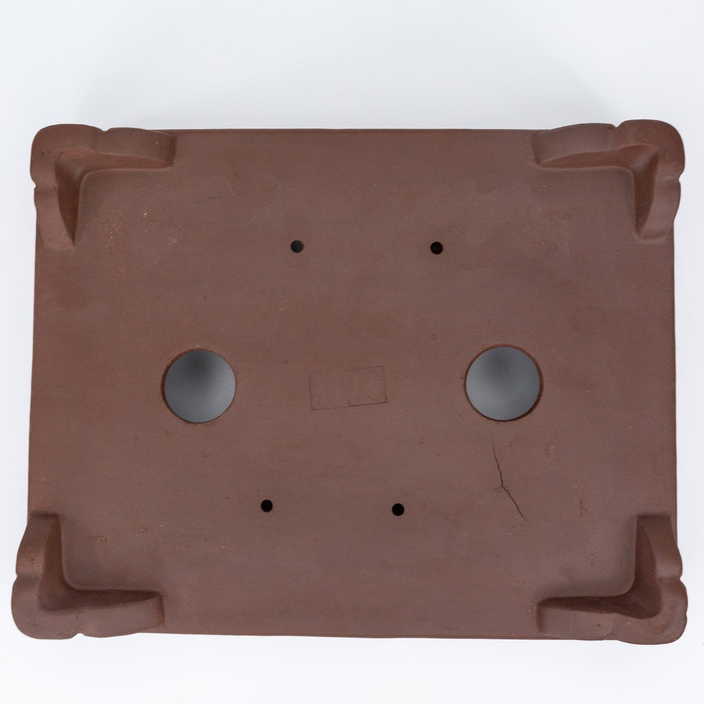Bonsai pot ongeglazuurd rechthoek mokko 35cm