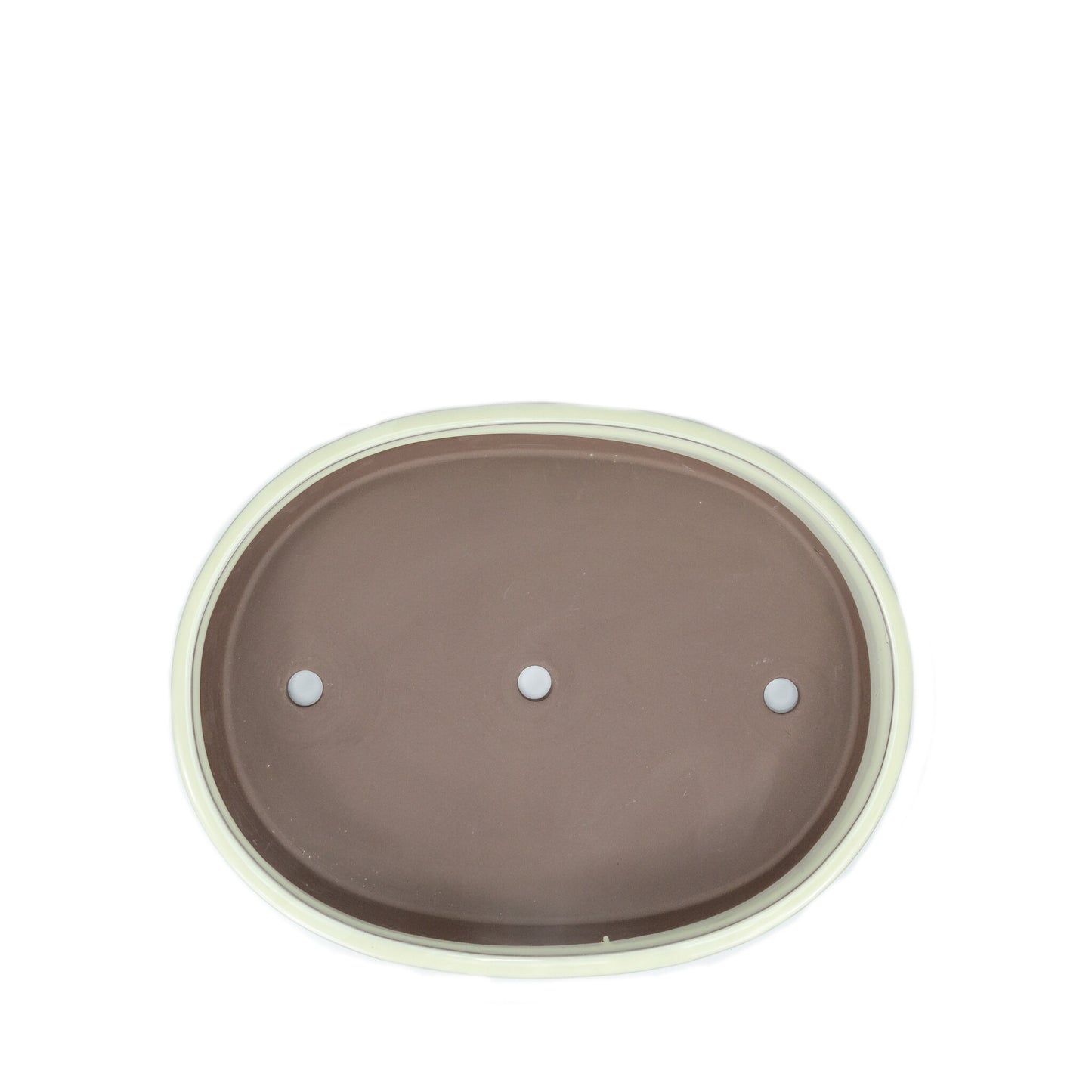 Bonsai pot creme oval 45cm