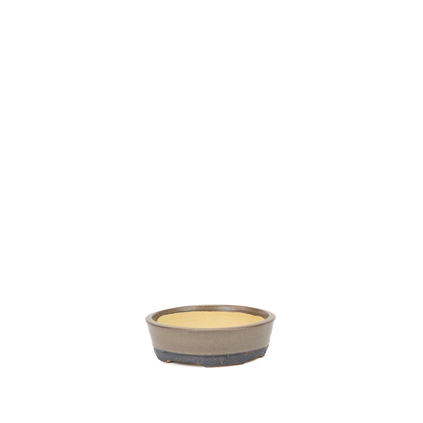 Bonsai pot bruin mat rond 11.3cm