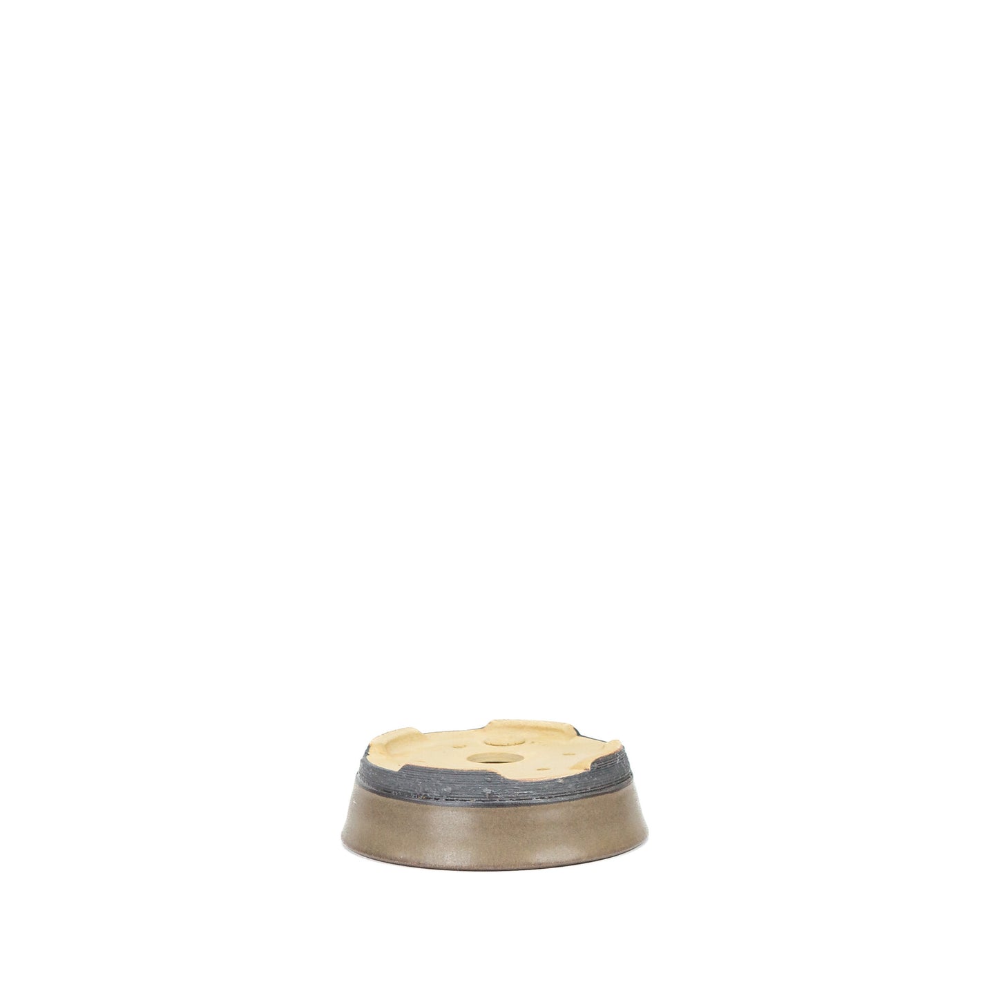 Bonsai pot bruin mat rond 11.3cm
