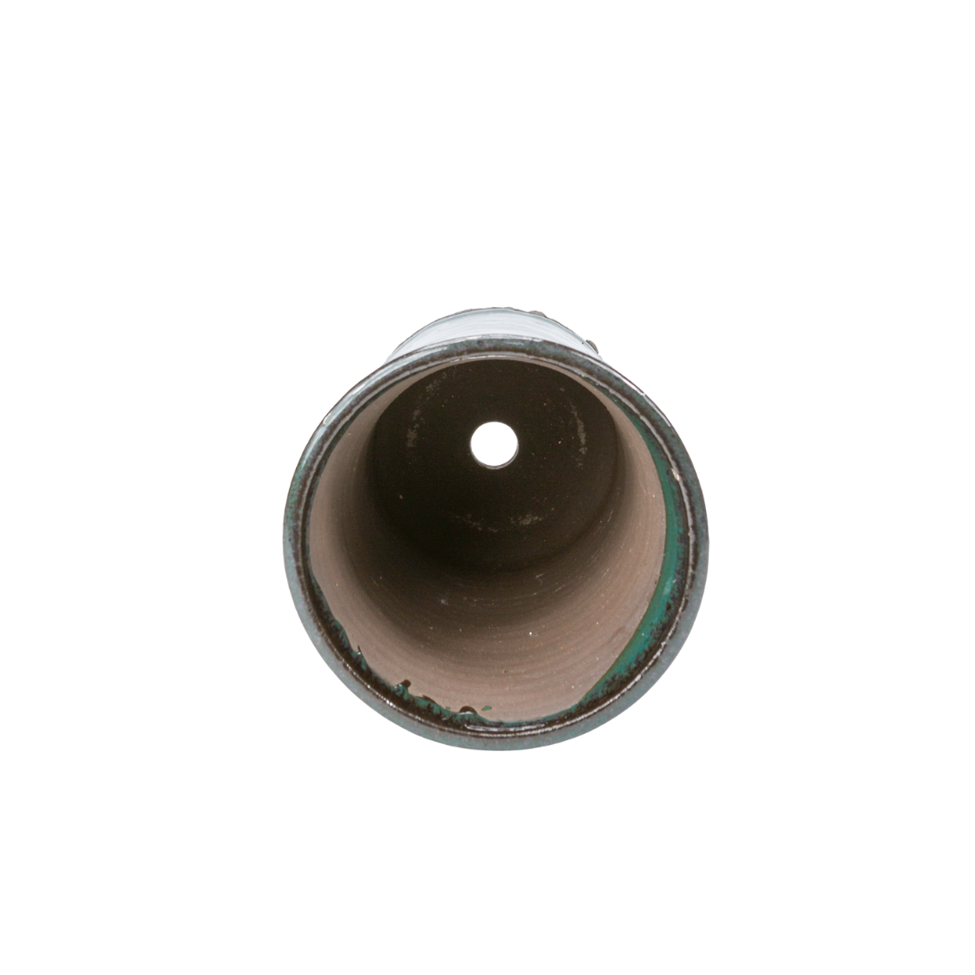 Bonsaischale grün braun rund Kaskade 15cm, Höhe 18,5cm