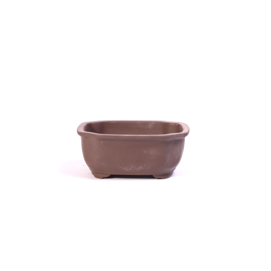 Bonsaischale braun achteckig rund 16,5cm