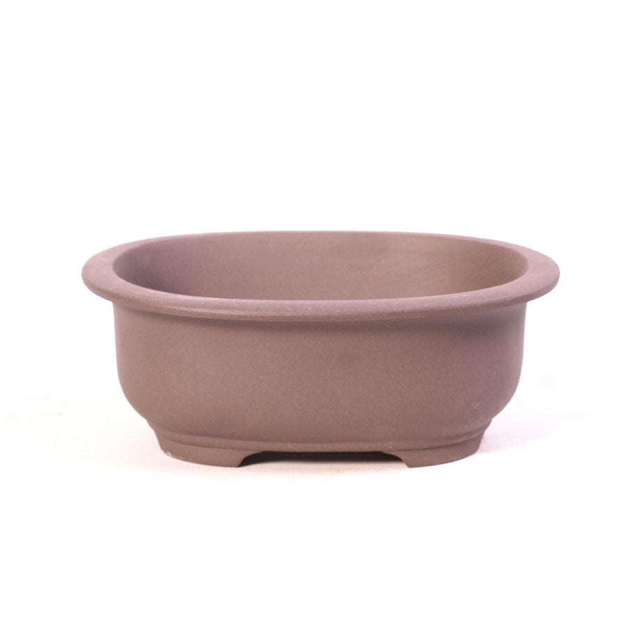 Bonsaischale oval unglasiert hoch 18cm