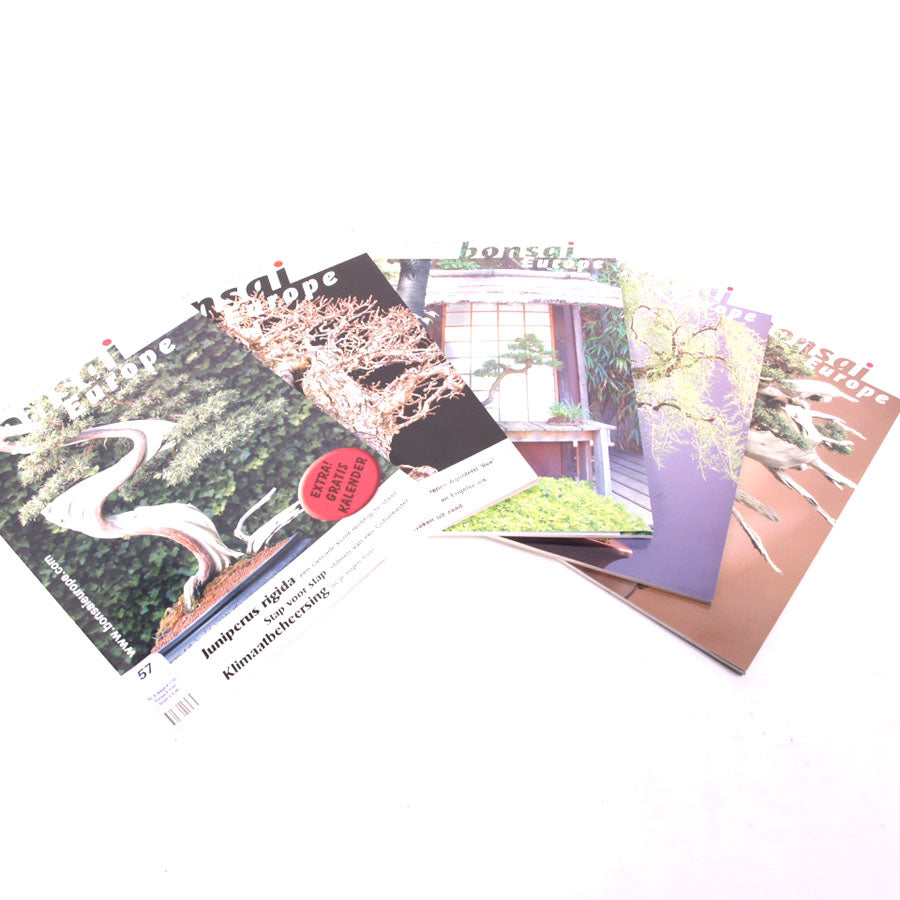 Magazine Bonsai Europe 5 exemplaires aléatoires