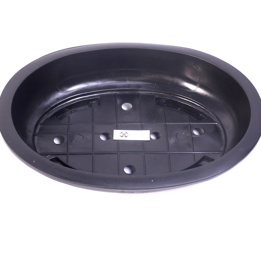 Ovale Trainingsschüssel schwarz 55cm