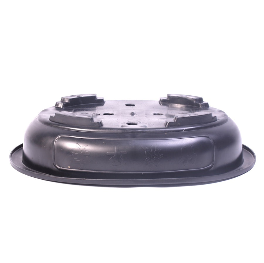 Ovale Trainingsschüssel schwarz 55cm