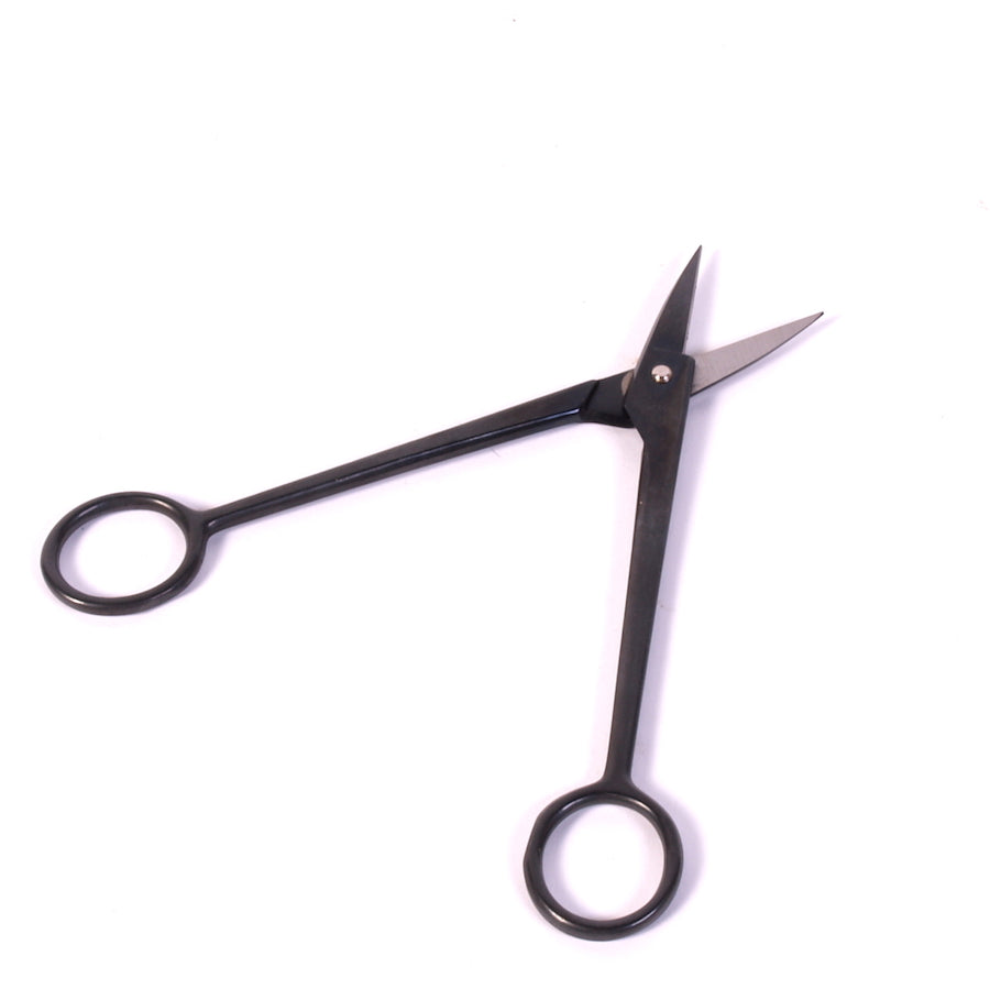 Kleine spitze Schere aus japanischem Carbon in Spitzenqualität, 155 mm
