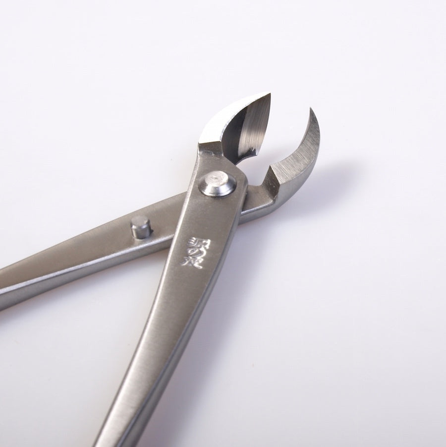 Pince concave double ronde 180 mm acier inoxydable