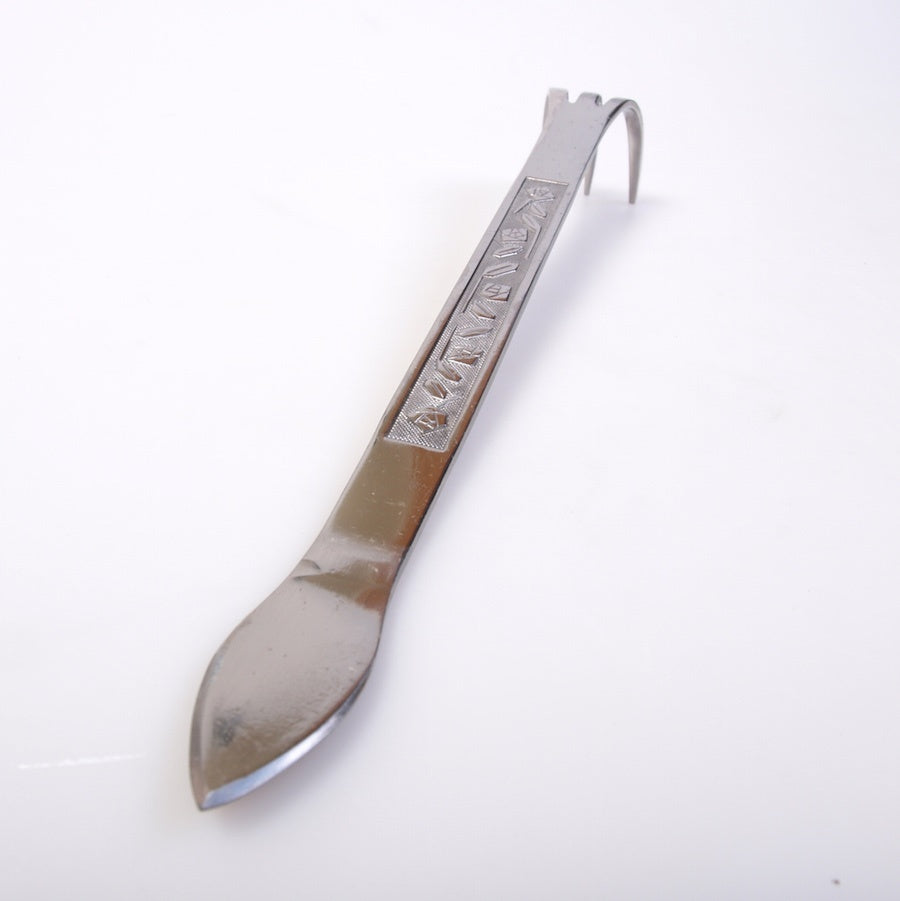 Edelstahl-Rechen- und Spatelkombination, 250 mm