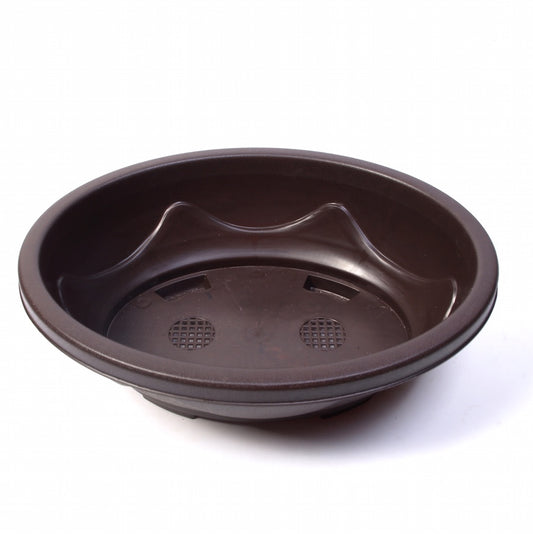 Plateau d'entraînement ovale marron 42 cm