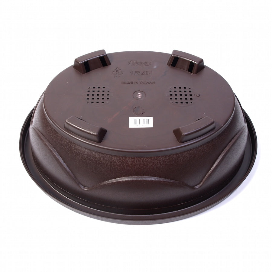 Ovale Trainingsschüssel braun 30cm