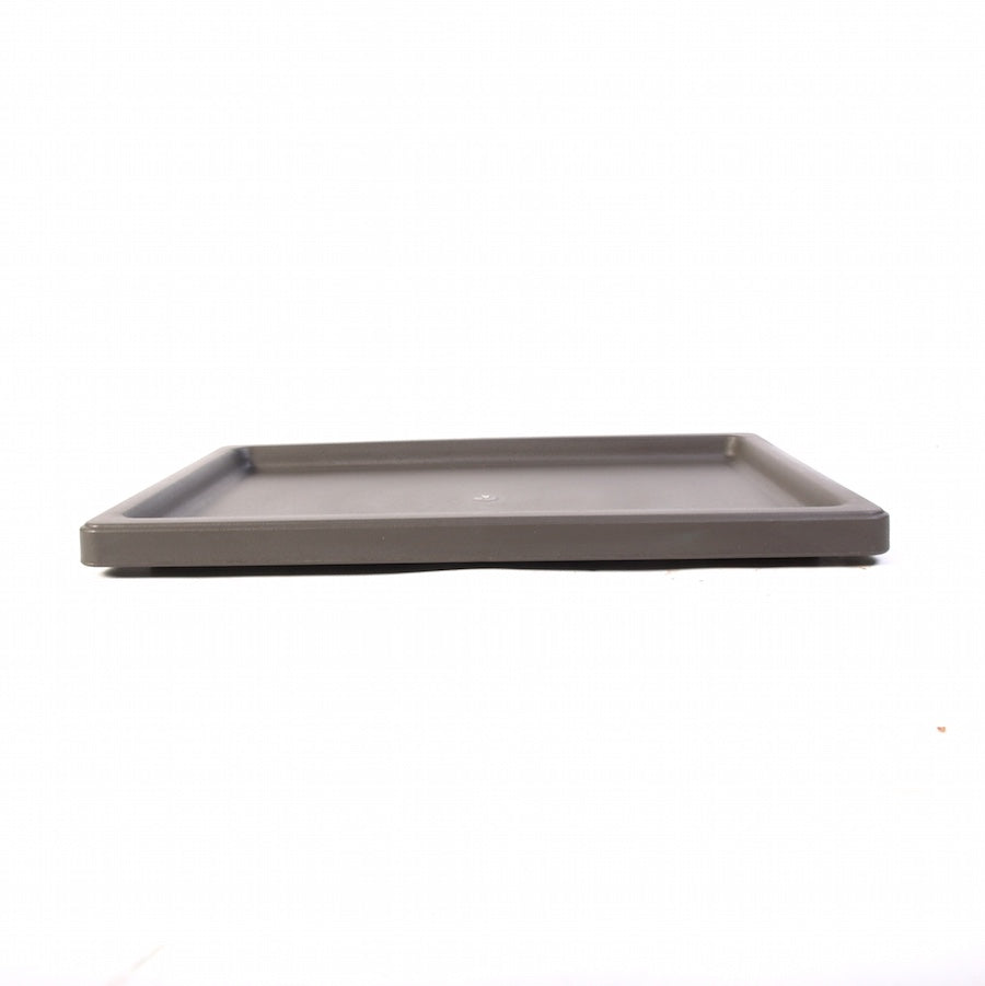 Rectangular underplate gray/brown 47cm