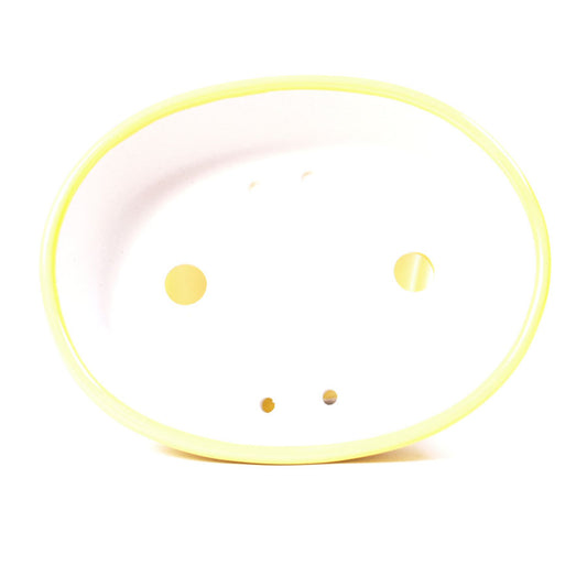 Bac à bonsaï ovale jaune 15 cm