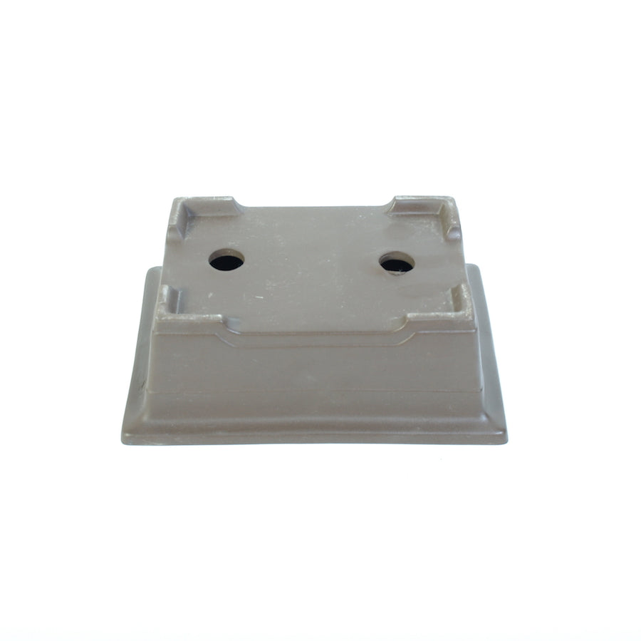 Pot à bonsaï brun rectangulaire 22 cm