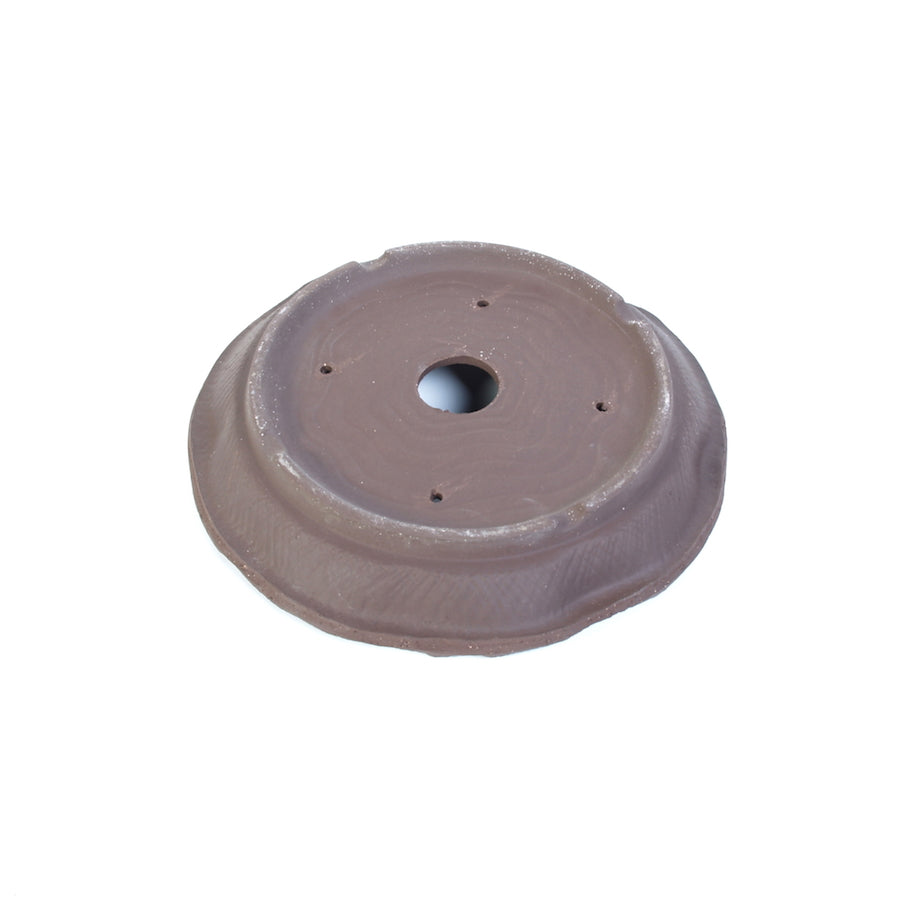 Bonsaischale braun rund grob geschliffen 30cm