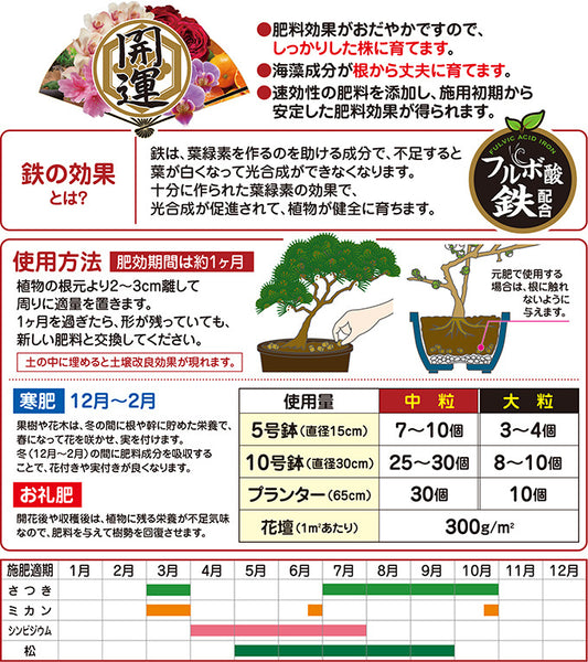 Bonsai Hanagokoro (middel grote korrel)-500g
