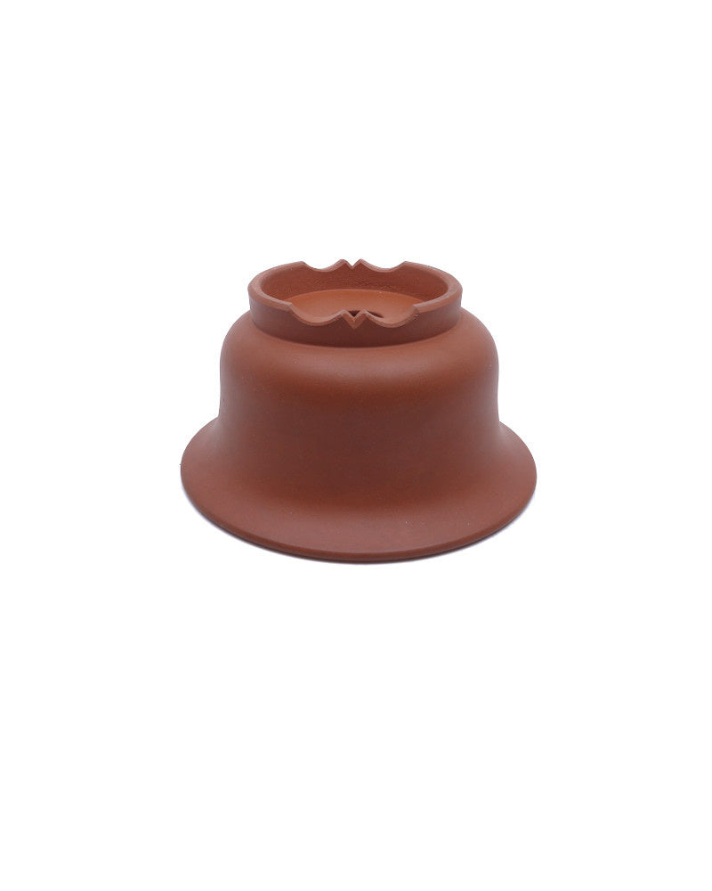 Pot à bonsaï Yixing semi-cascade non émaillé, rond 14 cm, hauteur 8 cm