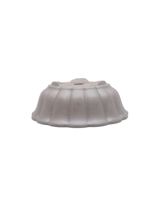 Bonsai pot ongeglazuurd lotus rond 18cm
