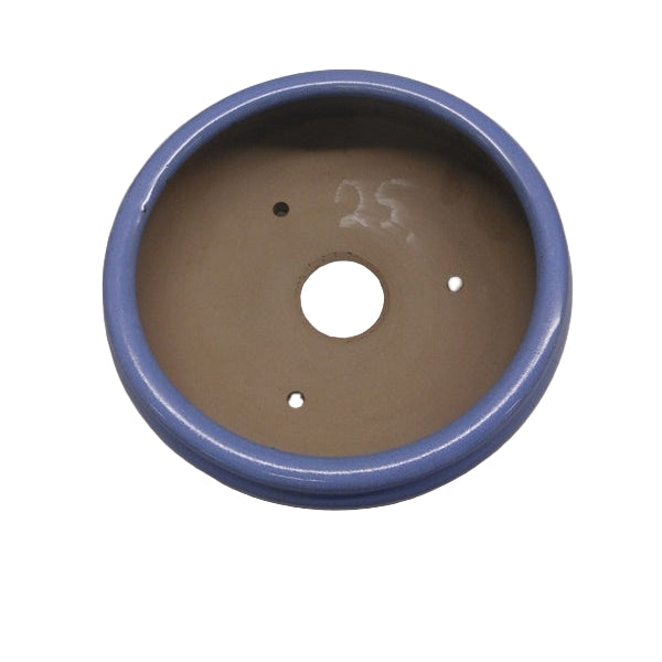 Pot à bonsaï rond bleu clair 15 cm
