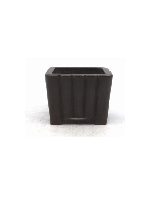 Shohin bonsai pot Yixing vierkant 9cm