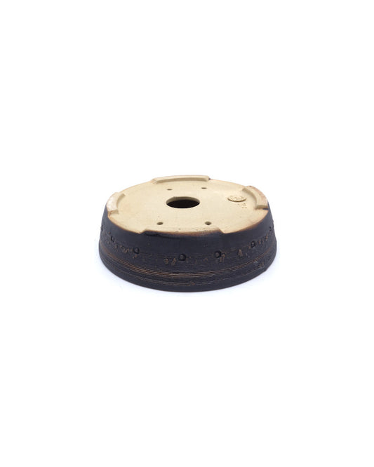 Bonsai pot zwart trommel rond 14cm