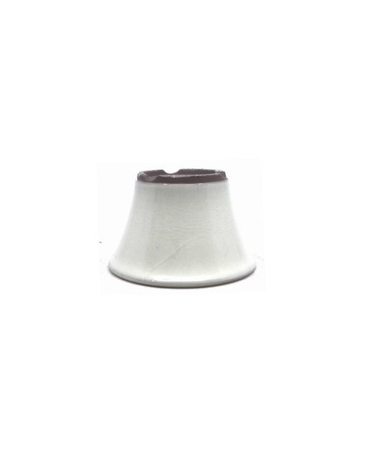 Pot à bonsaï rond semi-cascade crème 12 cm