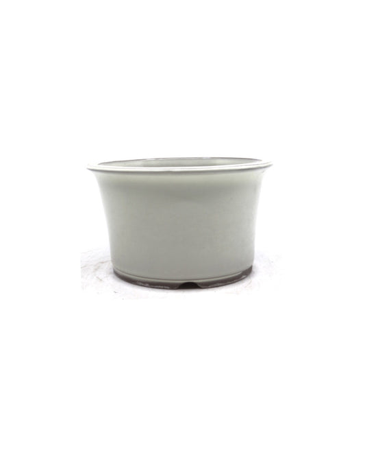 Bonsai pot semi-cascade rond creme 16cm 